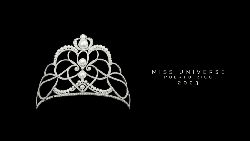 La única portadora de esta corona fue Carla Tricoli, Miss Universe Puerto Rico 2003, quien representó al municipio de Vieques.