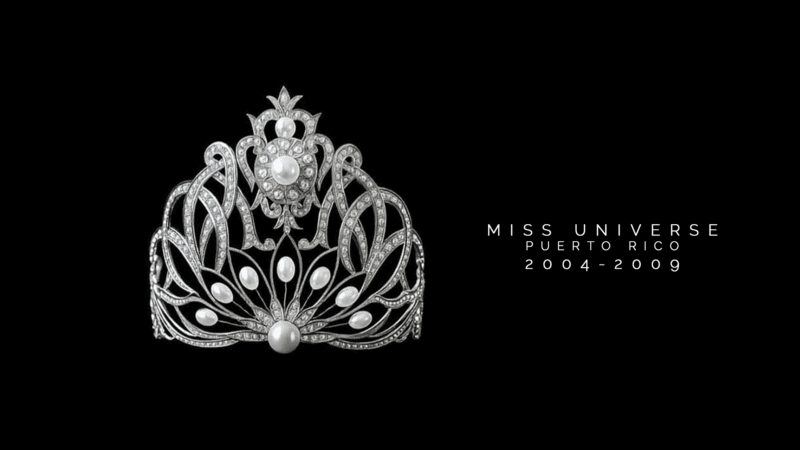 Esta corona fue utilizada por nuestra quinta y última Miss Universe hasta el momento, Zuleyka Rivera, en el 2006. 

Alba Reyes Santos, Miss Universe Puerto Rico 2004, fue quien estrenó esta corona, mientras que Mayra Matos fue la última en utilizarla en el 2009.